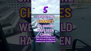 5 cruise line changes in 2025 that we should have seen coming! #cruise #shorts