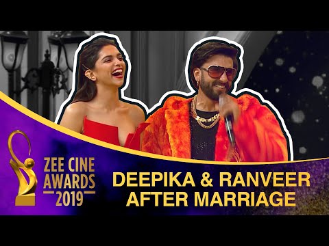 Deepika & Ranveer after marriage | Fun with Vicky and Kartik | Zee Cine Awards 2019