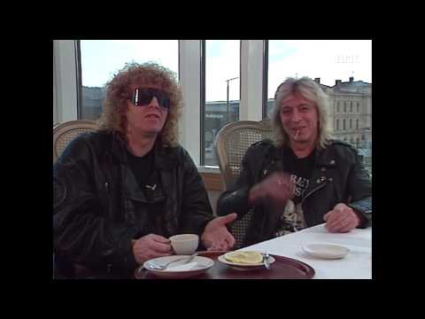 Ian Hunter and Mick Ronson - Interview NRK Norway (1990)