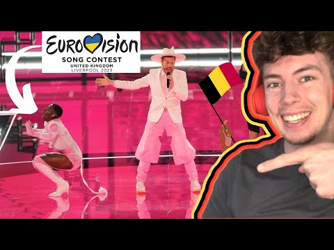 Gustaph - Because Of You | Belgium 🇧🇪 Eurovision 2023 [UK REACTION]
