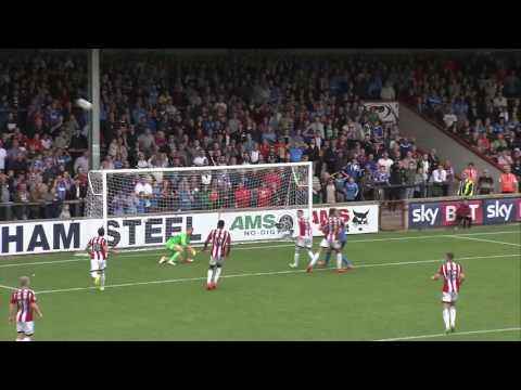 Scunthorpe 2-2 Blades - match action