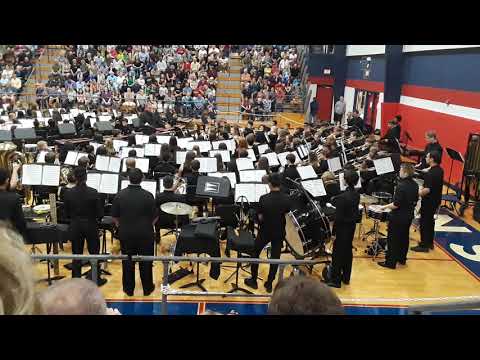 2018 Bixby 8th grade band - The Great Locomotive Chase