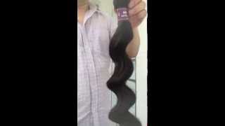 Soft Enjoy Hair Malaysian Loose Wave Hair Weave Quality Test 1