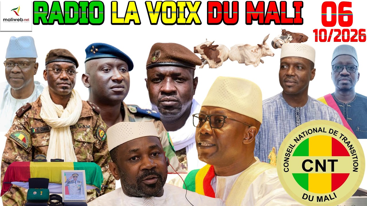 La Revue de Presse de la RADIO LA VOIX DU MALI du 06 Octobre 2026