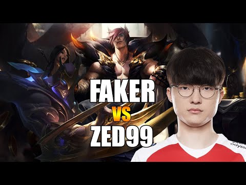 T1 FAKER VS ZED99 - FAKER RIVEN VS BEST ZED KOREA! - LOL PROVIEW