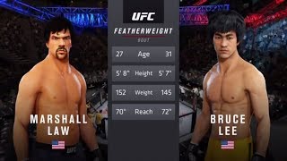 Marshall Law vs. Bruce Lee (EA Sports UFC 3) - CPU vs. CPU