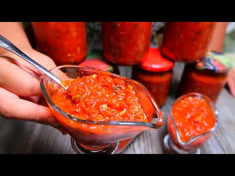 Самая вкусная Аджика на зиму. Проверенный рецепт! Попробуйте и вы останетесь в восторге!