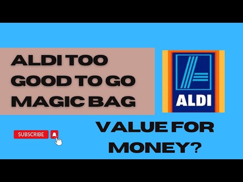 Too good to Go Aldi Supermarket Magic Bag....see what's inside