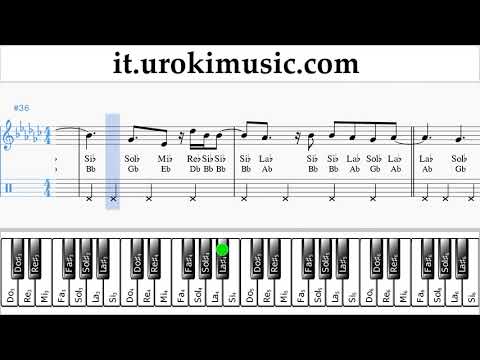 Corso di Pianoforte (mano destra) Demi Lovato - Tell Me You Love Me Tablature Tab Parte#2 um-i276