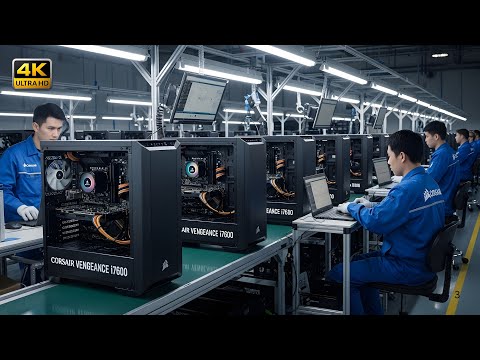 Corsair Vengeance i7600 Gaming PC Manufacturing Process| How High-End 3000$ Gaming PC Are Made