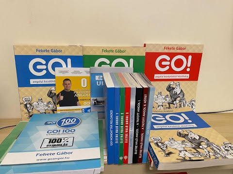 GO! Angol könyvek bemutatása - minden könyvem egy videóban ;)