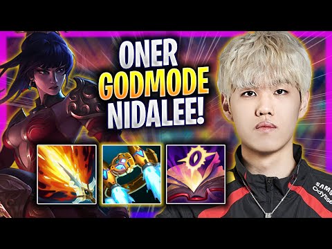 ONER LITERALLY GOD MODE WITH NIDALEE! - T1 Oner Plays Nidalee JUNGLE vs Graves! | Season 2024