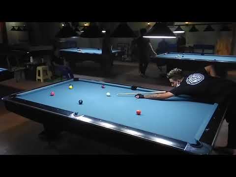 Ali Belhaj Maroko VS Dita DKI di Penyisihan Turnamen Circuit Billiard Bekasi 03112020