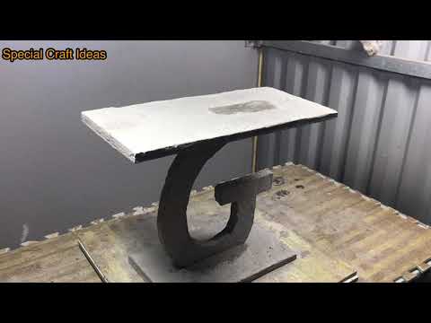 Techniques Of Making Coffee Tables At Home - DIY Beautiful Cement Table