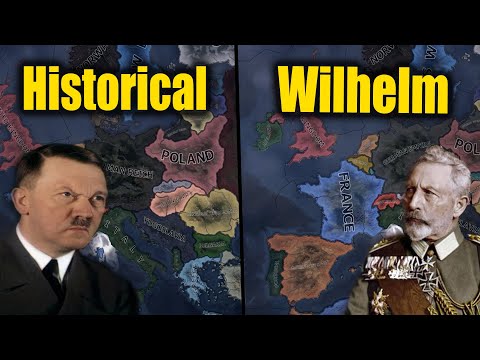 Kaiser Wilhelm vs Mustache Man | HOI4 Double Timelapse