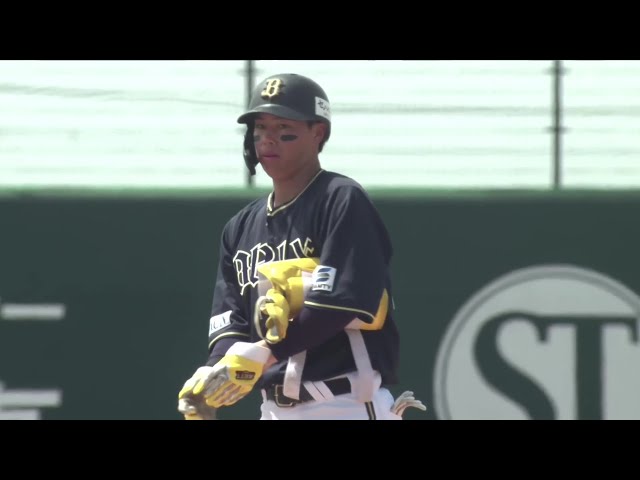【ファーム】先制タイムリー!! バファローズ・横山聖哉 チャンスの場面でタイムリー2ベース!! 2025年3月30日 福岡ソフトバンクホークス 対 オリックス・バファローズ