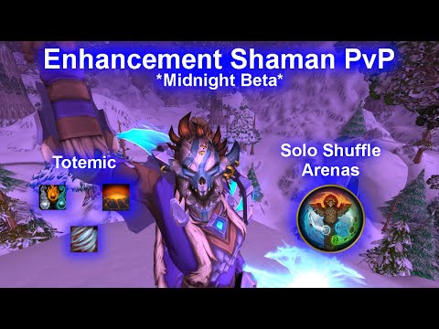 Totemic kinda Blasting in PvP! | Enhancement Shaman PvP | Midnight Beta