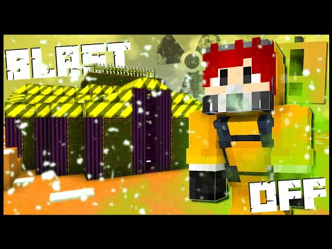 TENTE SOBREVIVER EM UM PLANETA RADIOATIVO NO MINECRAFT!! - BLAST OFF