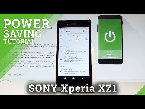 How to Save Battery in SONY Xperia XZ1 - Power Saving Mode |HardReset.Info