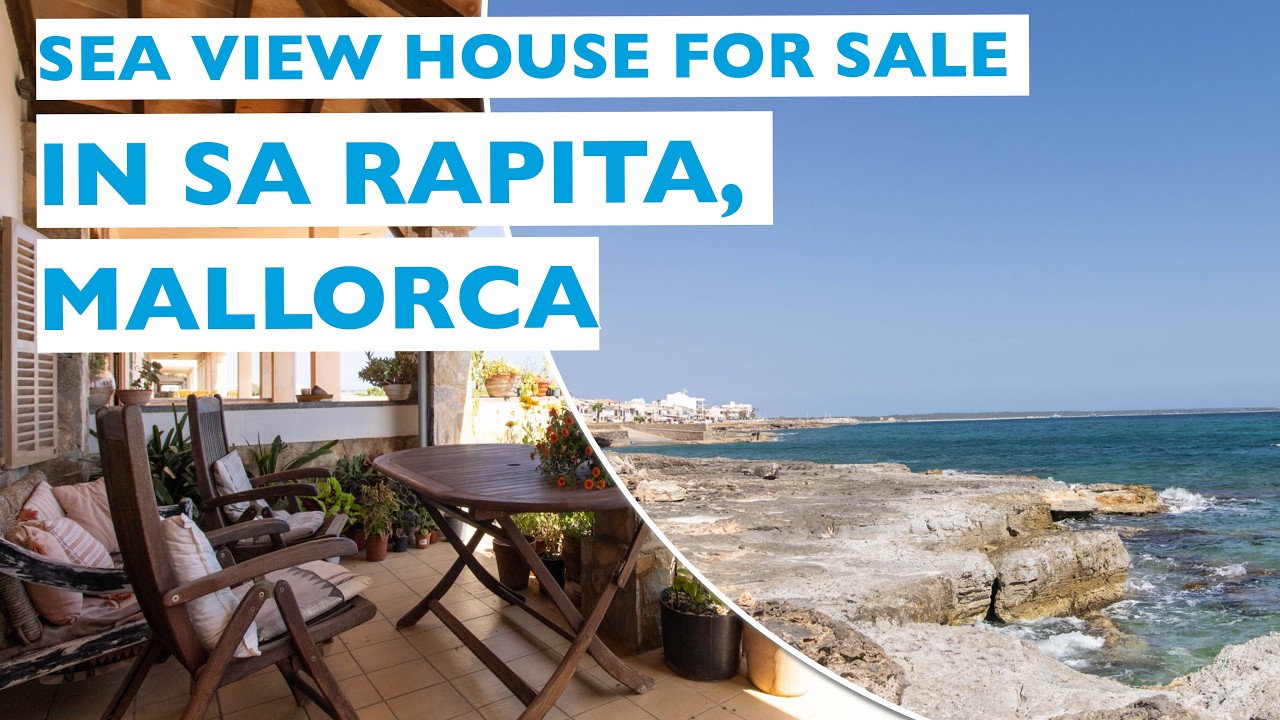 Sea view property with great potential and charming location in Sa Rapita
