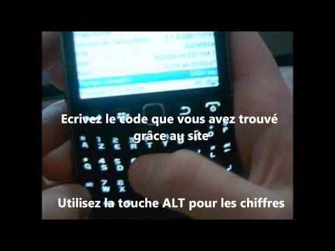 comment trouver code mep blackberry curve 9300