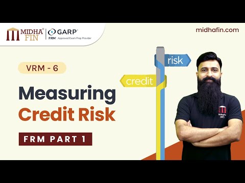 📘 Measuring Credit Risk – FRM Part 1 (VRM 6) | Live Class Recording by MidhaFin