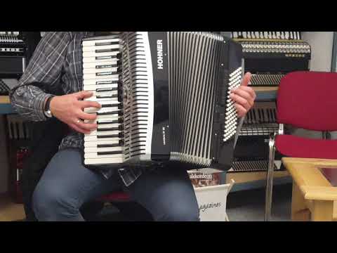 Klangprobe Akkordeon Hohner Ventura IV 96