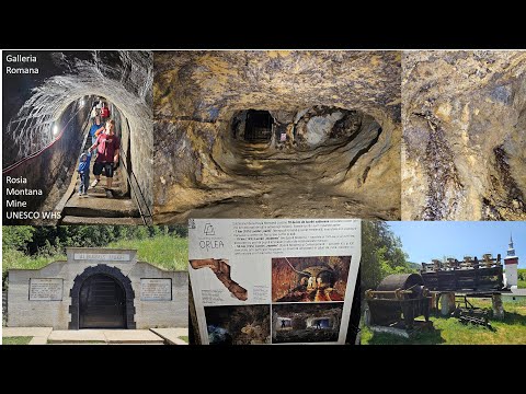 Rosia Montana Ancient Roman Mining Town and UNESCO world Heritage site in Romania