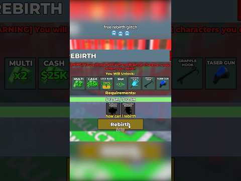 free rebirth glitch without brainrot🤑(Steal a Brainrot)