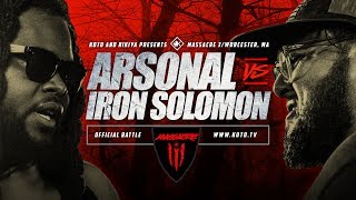 KOTD - Arsonal vs Iron Solomon | #MASS3
