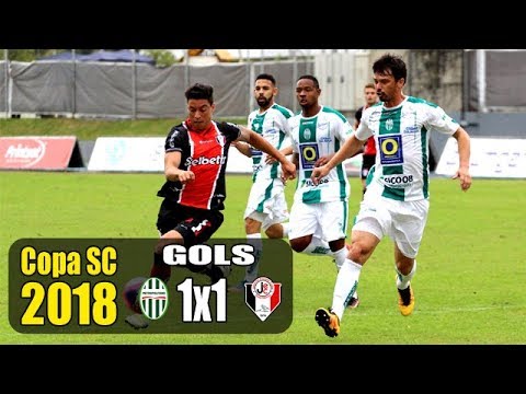 GOLS: METROPOLITANO 1 X 1 JOINVILLE - COPA SC 2018 - 16/09/2018