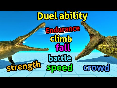 Battle ability machimosaurus rex vs purussaurus ARBS animal revolt battle simulator