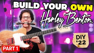 Video thumbnail for How to Build a Kit Guitar without Expensive Tools or Soldering - #DIYKitChallenge22 - Harley Benton by TheGuitarGeek