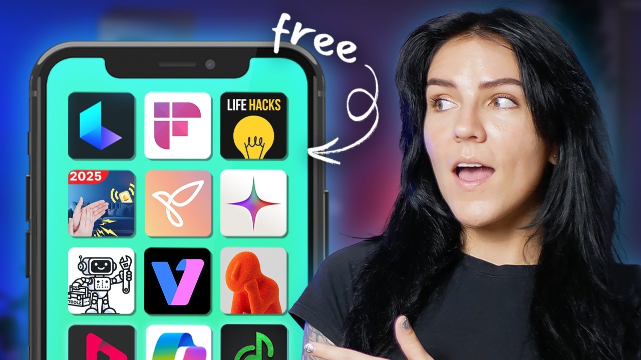 15 FREE AI Mobile Apps You NEED! (iPhone & Android)