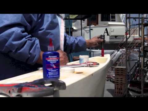 Keel Install on a Jeanneau 41 Deck Salon Sailboat By: Ian Van Tuyl at IVT yachtsales