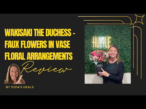 Experience Timeless Beauty with WAKISAKI The Duchess Faux Flowers