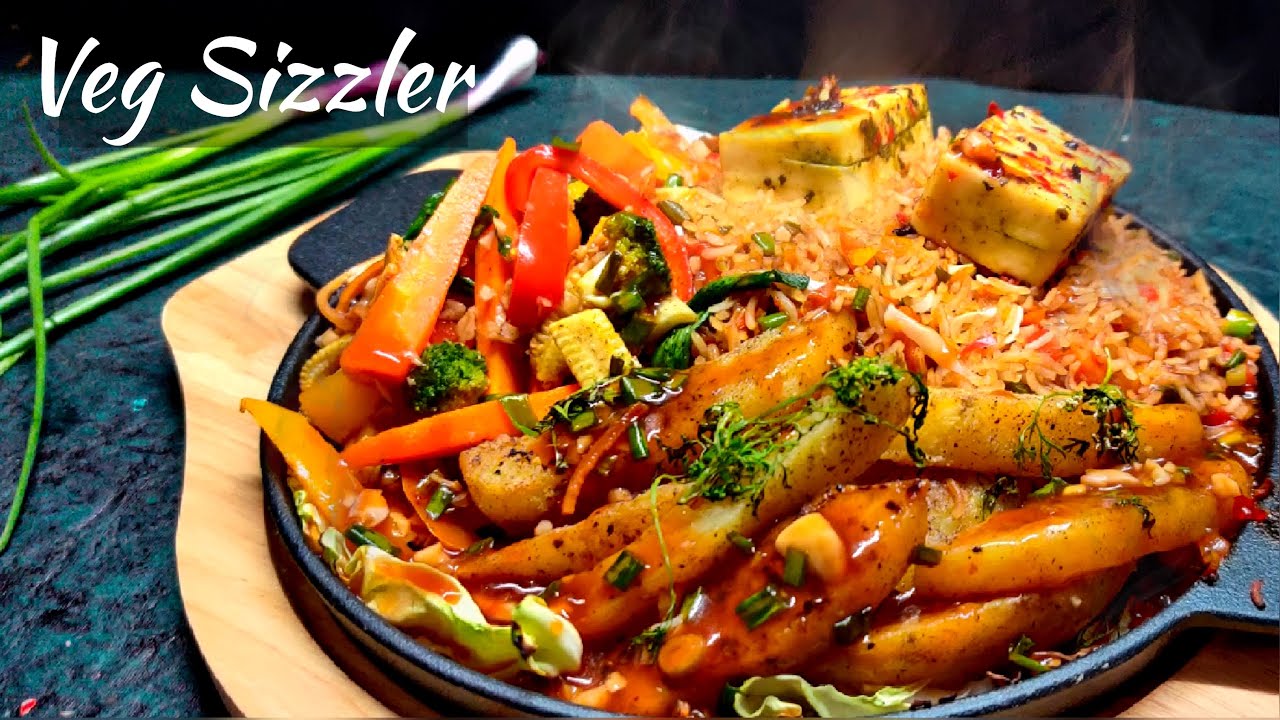 Veg Sizzler | Homemade Sizzler | With and Without Sizzler Plate | #Dietichen