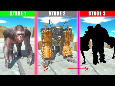 EVOLUTION OF GORO THE GIANT - Animal Revolt Battle Simulator ARBS