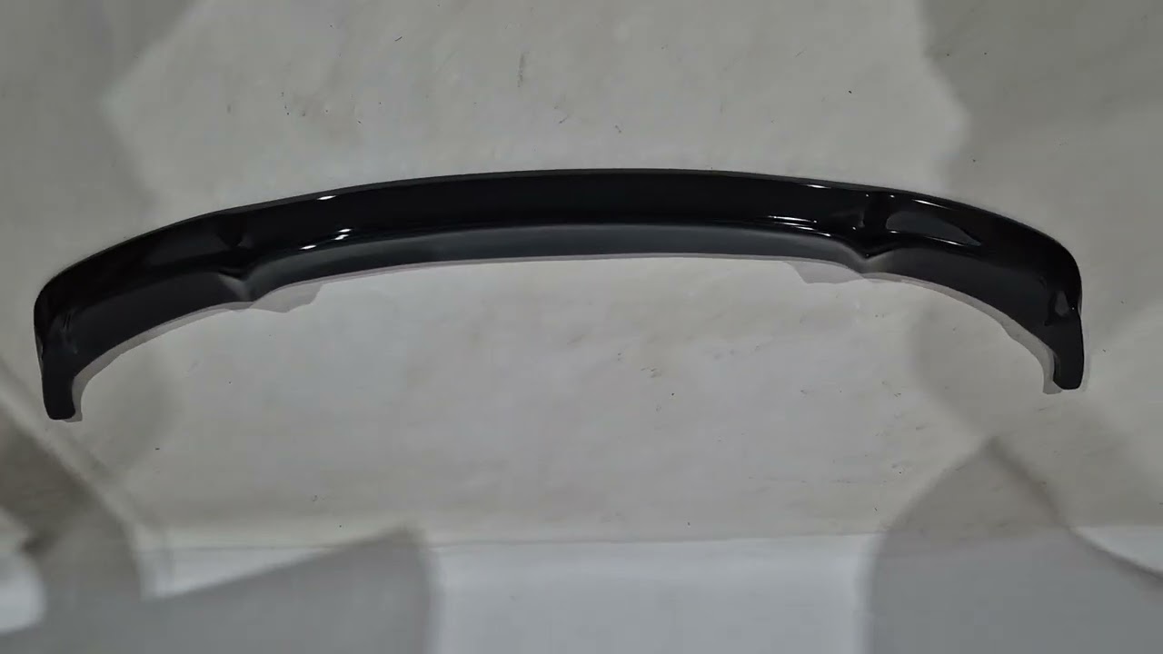 BMW 4 серія F32/F33/F36 2012-2020 рр. Накладка на передній бампер DPT Lip V-2 (Для M4, чорний глянець) Video 1
