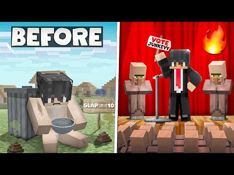POOR TO RICH VILLAGER PRESIDENT IN MINECRAFT!