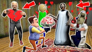 Ice Scream, Hello Neighbor, Baldi loves Granny || funny horror animation (p.366)