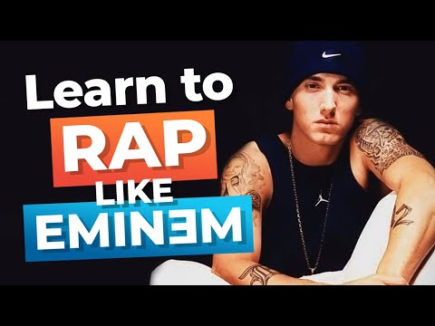 與埃米納姆一起學英語｜如何用英語說唱 [搞笑課程] 。 (Learn English with Eminem | How to Rap in English [Funny Lesson])