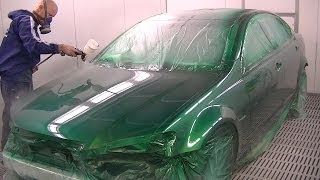 VE SS Commodore "Poison Ivy Green" Spray Painting