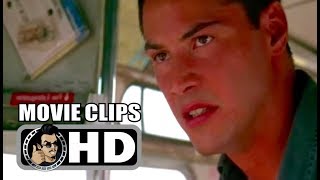 SPEED - 5 Movie Clips + Retro Trailer (1994) Keanu