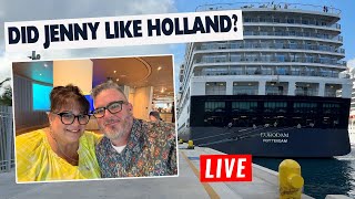 WHAT IS HOLLAND AMERICA LINE LIKE? | Cruise Live Stream with Tony and Jenny B