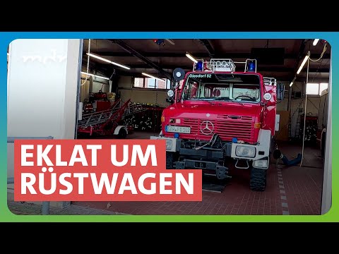 Streit um Feuerwehrfahrzeug: 35 Einsatzkräfte legen Dienst nieder | MDR SACHSEN-ANHALT HEUTE | MDR