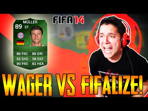 FIFA 14| UAJER CONTRA O FIFALIZE!!!! TIME BÃO!!!!
