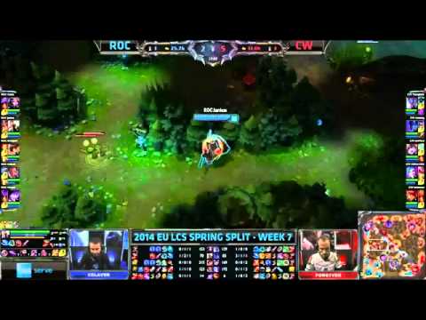 ROCCAT vs Copenhagen Wolves   Season 4 EU LCS Spring split 2014 W7D1 G4   ROC vs CW Full game HD MUS