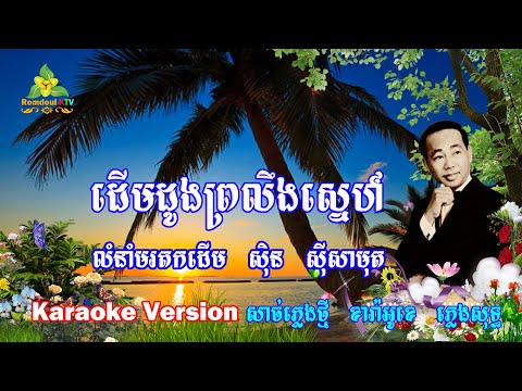 ដើមដូងព្រលឹងស្នេហ៍ ភ្លេងសុទ្ធ - Derm Doung Prolerng Sne Pleng Sot - Romdoul KTV