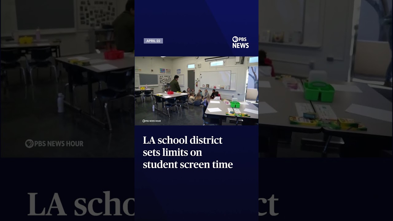 WATCH: LA school district sets limits on student screen time